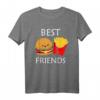 Burger und Pommes Frites Best Friends T-Shirt – Lustiges Geschenk für Freunde, Familie & Food-Liebhaber für Geburtstag oder Weihnachten