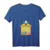 HapKoala Krusty the Clown Krusty Burger Menu T-Shirt mit V-Ausschnitt – Lustiges offizielles Simpsons Merchandise für Erwachsene und Kinder