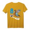 Kinder Ritter T-Shirt zum 8. Geburtstag mit Burg, Schloss und Rüstung – Perfektes Geschenk für kleine Ritter Fans