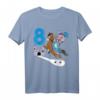 Kinder Ritter T-Shirt zum 8. Geburtstag mit Burg, Schloss und Rüstung – Perfektes Geschenk für kleine Ritter Fans
