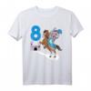 Kinder Ritter T-Shirt zum 8. Geburtstag mit Burg, Schloss und Rüstung – Perfektes Geschenk für kleine Ritter Fans