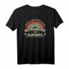 Burger Shirt. A Girl Who Loves Sunshine and Burgers T-Shirt – Retro Vintage Style Geschenk für Frauen