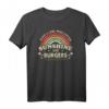 Burger Shirt. A Girl Who Loves Sunshine and Burgers T-Shirt – Retro Vintage Style Geschenk für Frauen