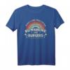 Burger Shirt. A Girl Who Loves Sunshine and Burgers T-Shirt – Retro Vintage Style Geschenk für Frauen