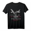 Wikinger Sprüche - Bürger von Valhalla - Grafik Thor Hammer T-Shirt für Fans der Nordischen Mythologie, Odin, Hugin & Munin – Unisex Geschenkidee
