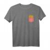 Pommes Frites Brusttasche T-Shirt - Lustiges Fastfood Kostüm für Karneval, Halloween & Geschenkideen für Pommes-Liebhaber
