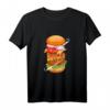 Cheeseburger Junk-Food Imbiss Snack Sandwich T-Shirt – Witziges Fast Food Design für Foodies, Köche & Grillmeister