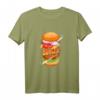 Cheeseburger Junk-Food Imbiss Snack Sandwich T-Shirt – Witziges Fast Food Design für Foodies, Köche & Grillmeister