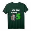 Kinder Ritter T-Shirt zum 5. Geburtstag mit Drache und Burg - Lustiges Geschenk für Jungen, Prinzen & kleine Ritter