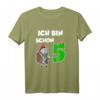Kinder Ritter T-Shirt zum 5. Geburtstag mit Drache und Burg - Lustiges Geschenk für Jungen, Prinzen & kleine Ritter