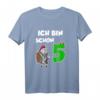 Kinder Ritter T-Shirt zum 5. Geburtstag mit Drache und Burg - Lustiges Geschenk für Jungen, Prinzen & kleine Ritter