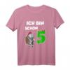 Kinder Ritter T-Shirt zum 5. Geburtstag mit Drache und Burg - Lustiges Geschenk für Jungen, Prinzen & kleine Ritter