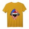 Irak Shirt mit US-Flagge und irakischer Flagge - Stolz auf irakische Wurzeln, Bürger- und Erbe-T-Shirt für Feiertage & Familie