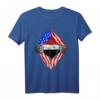 Irak Shirt mit US-Flagge und irakischer Flagge - Stolz auf irakische Wurzeln, Bürger- und Erbe-T-Shirt für Feiertage & Familie