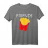 Burger and Fries Best Friends Shirt – Lustiges Geschenkset für Freunde, perfekt für Geburtstag, Weihnachten & gemeinsame Spaßmomente