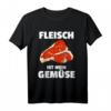 Fleisch Ist Mein Gemüse Fleischesser T-Shirt – Lustiges Geschenk für Steak, Burger & Fleischliebhaber