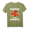 Fleisch Ist Mein Gemüse Fleischesser T-Shirt – Lustiges Geschenk für Steak, Burger & Fleischliebhaber