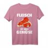 Fleisch Ist Mein Gemüse Fleischesser T-Shirt – Lustiges Geschenk für Steak, Burger & Fleischliebhaber