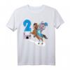 Kinder Ritter T-Shirt zum 2. Geburtstag mit Burg, Schloss und Rüstung – Ideales Geschenk für kleine Ritter-Fans