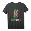 BURUNDI Finger Print Flag T-Shirt - I Love Burundi Travel & Patriotic Tee for Flag Day, Independence Day & Sports Support
