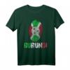 BURUNDI Finger Print Flag T-Shirt - I Love Burundi Travel & Patriotic Tee for Flag Day, Independence Day & Sports Support