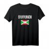 Burundisches Stolz Kulturerbe Geschenk | Burundi Flagge T-Shirt für Fans, Reisen & Supporter