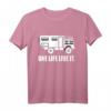 One Life Live it LKW Reise Geschenk - Allrad Offroad T-Shirt für Abenteurer, Offroad-Fahrer & Reisefreunde