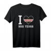 I love Nha Terra Cabo Verde T-Shirt – Offizielles Kap Verde Flagge T-Shirt als Geschenk für Insel-Fans & Unterstützer