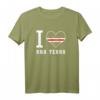 I love Nha Terra Cabo Verde T-Shirt – Offizielles Kap Verde Flagge T-Shirt als Geschenk für Insel-Fans & Unterstützer