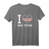 I love Nha Terra Cabo Verde T-Shirt – Offizielles Kap Verde Flagge T-Shirt als Geschenk für Insel-Fans & Unterstützer