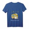 Damen Millionen Sterne Hotel Camping T-Shirt mit V-Ausschnitt – Perfektes Geschenk für Campingfans und Abenteurer