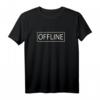 Funny Offline Camping T-Shirt – Trendiges Anti-Phone Shirt für Outdoor, Strand, Wandern & Vatertag