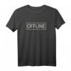Funny Offline Camping T-Shirt – Trendiges Anti-Phone Shirt für Outdoor, Strand, Wandern & Vatertag