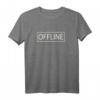 Funny Offline Camping T-Shirt – Trendiges Anti-Phone Shirt für Outdoor, Strand, Wandern & Vatertag