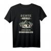 Echte Kerle ziehen Wohnwagen Camping T-Shirt – Witziges Geschenk für Wohnwagen Besitzer & Camping Freunde zu Weihnachten, Geburtstag oder Rente