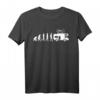 Evolution Wohnmobil Campingbus T-Shirt – Lustiges Geschenk für Camper & Wohnmobil-Liebhaber zu Weihnachten, Geburtstagen & Anlässen