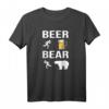 Beer Bear Lustiges Camping Outdoor T-Shirt - Humorvolles Bier- und Bär-Design für Freizeit, Camping & Lacher