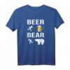 Beer Bear Lustiges Camping Outdoor T-Shirt - Humorvolles Bier- und Bär-Design für Freizeit, Camping & Lacher