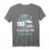 Lustiges Camping Zelten Spruch T-Shirt - Echte Kerle Kacken im Chemieklo, ideales Geschenk für Männer zum Vatertag, Geburtstag & Weihnachten