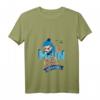 Faultier T-Shirt mit V-Ausschnitt für Nordsee- und Strandurlaub – Süßes Hooksiel Motiv als Geschenk für Faultier- und Küstenliebhaber