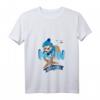 Faultier T-Shirt mit V-Ausschnitt für Nordsee- und Strandurlaub – Süßes Hooksiel Motiv als Geschenk für Faultier- und Küstenliebhaber