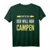 Camping Camper Zelt T-Shirt - Lustiges Geschenk für Camper, Zelter, Wohnmobil- und Caravan-Fans zum Vatertag & Geburtstag