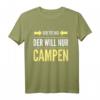 Camping Camper Zelt T-Shirt - Lustiges Geschenk für Camper, Zelter, Wohnmobil- und Caravan-Fans zum Vatertag & Geburtstag