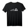 Hochwertiges Evolution T-Shirt für Camping und Camper – Witziges Design für Reise- und Outdoor-Enthusiasten