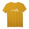 Hochwertiges Evolution T-Shirt für Camping und Camper – Witziges Design für Reise- und Outdoor-Enthusiasten