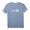 Hochwertiges Evolution T-Shirt für Camping und Camper – Witziges Design für Reise- und Outdoor-Enthusiasten