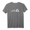 Hochwertiges Evolution T-Shirt für Camping und Camper – Witziges Design für Reise- und Outdoor-Enthusiasten