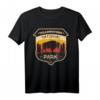 Vintage Yellowstone Souvenir Retro Sunset Camping T-Shirt – Perfektes Geschenk für Naturliebhaber, Camper & Abenteurer