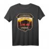 Vintage Yellowstone Souvenir Retro Sunset Camping T-Shirt – Perfektes Geschenk für Naturliebhaber, Camper & Abenteurer