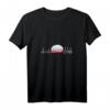 Damen Camping T-Shirt mit Herzschlag – Wohnwagen Motiv für Frauen, perfekte Geschenkidee für Camperinnen und Naturliebhaberinnen